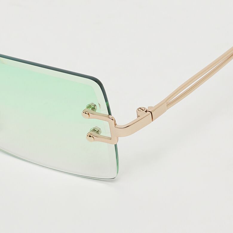 Rahmenlose Sonnenbrille - rosa