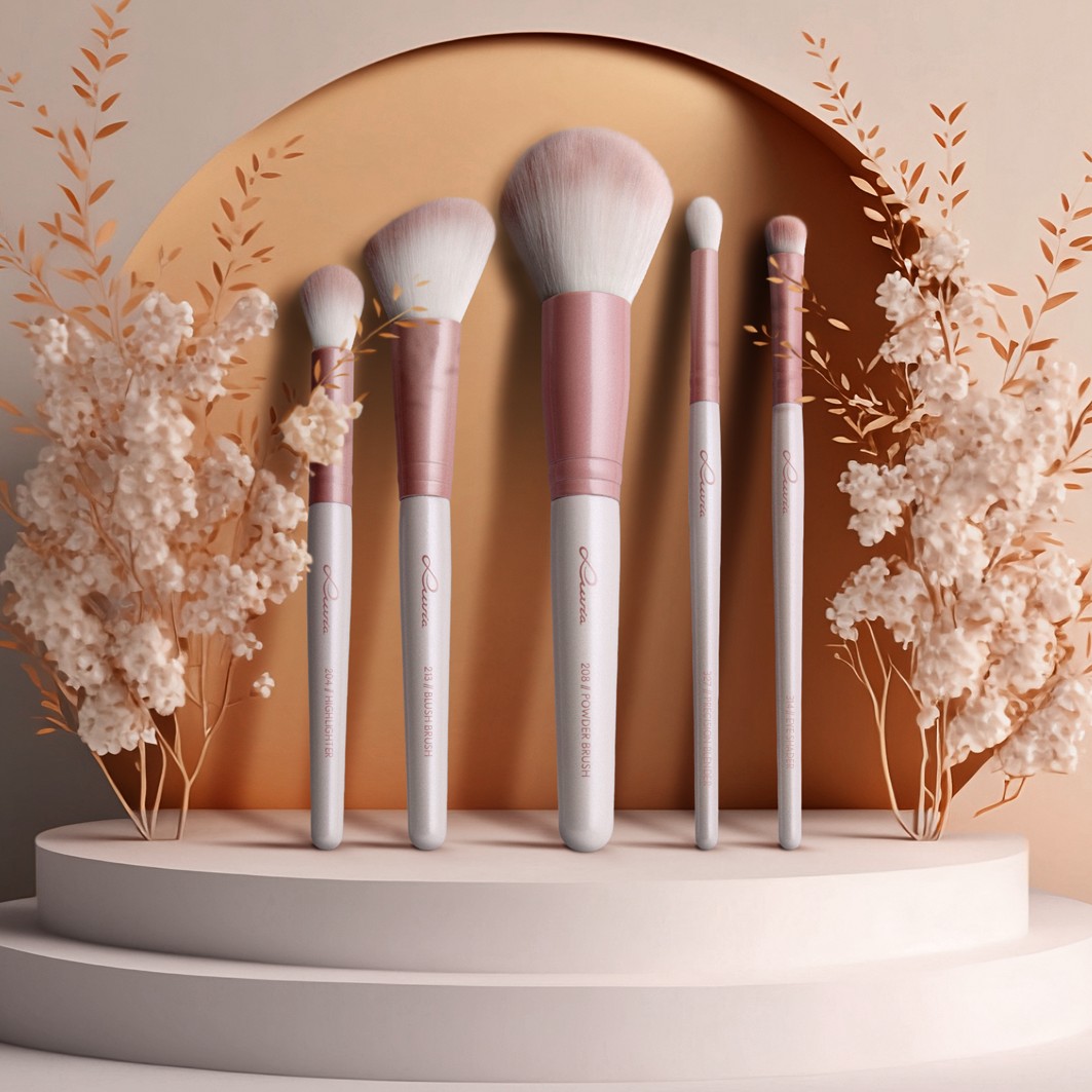 Set de brochas Luvia Prime Vegan Candy Daily Essentials – 1 pieza
