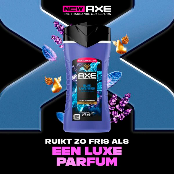 Axe Gel Doccia Profumo Fine alla Lavanda Blu<br>225 ml
