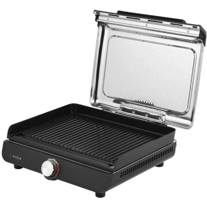 Griglia e piastra NINJA - Sizzle GR101EU - Superficie 34x8x13,5 cm - Fino a 260 °C