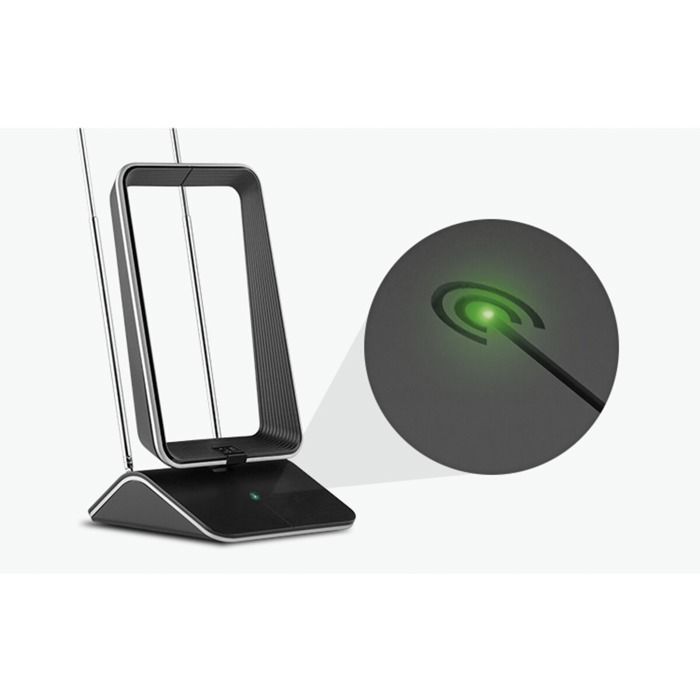 One For All SV 9465-5G Indoor Passive DVB-T/T2 Telescopic Antenna, Black