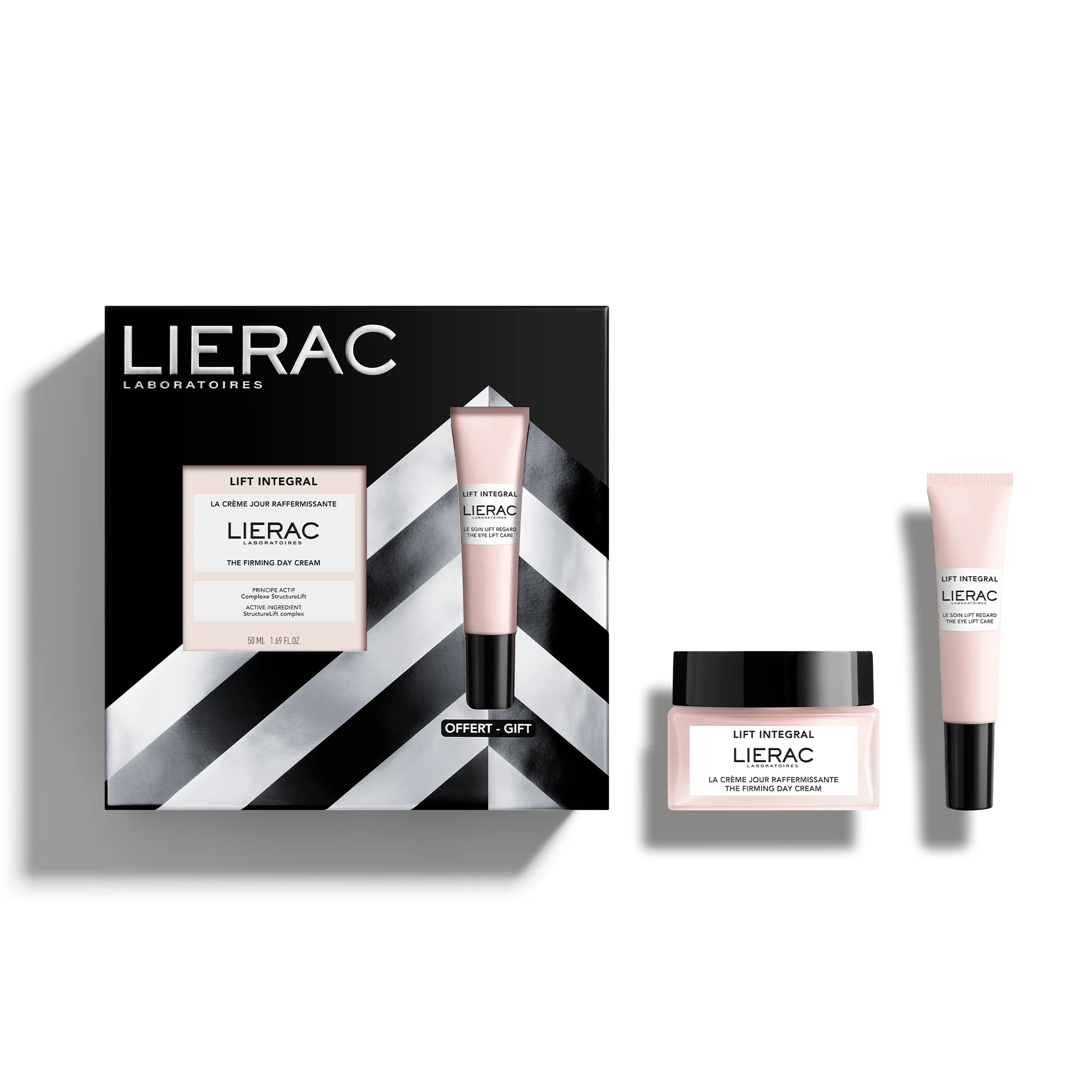 Lift Integral Coffret Natale Crema Giorno + Lift Integral Occhi - Cofanetto Antirughe, Crema viso giorno antirughe