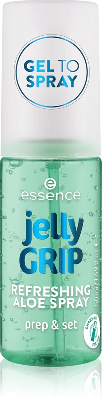 essence jelly GRIP podlaga za puder in fiksirni sprej v enem z osvežilnim učinkom