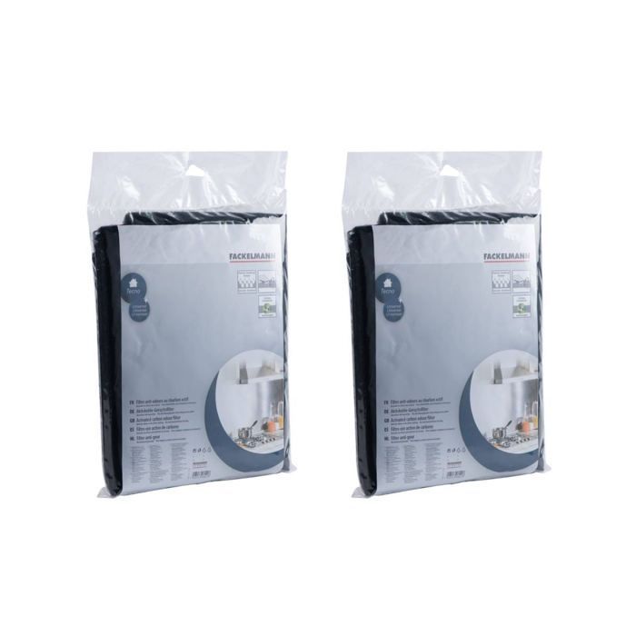 Set of 2 cooker hood filters 47 x 57 cm Fackelmann Tecno