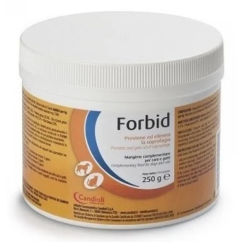CANDIOLI Candioli Forbid suplemento para coprofagia em cães e gatos 250g Coprofagia