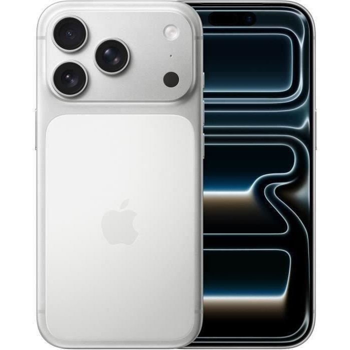 Apple iPhone 17 Pro de 1 TB, color plata + adaptador de corriente de 20 W