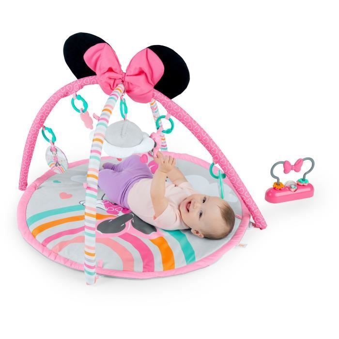 DISNEY BABY -MINNIE- Baby Activity Playmat with Arch, Sensory and Musical Toys, Baby Gift