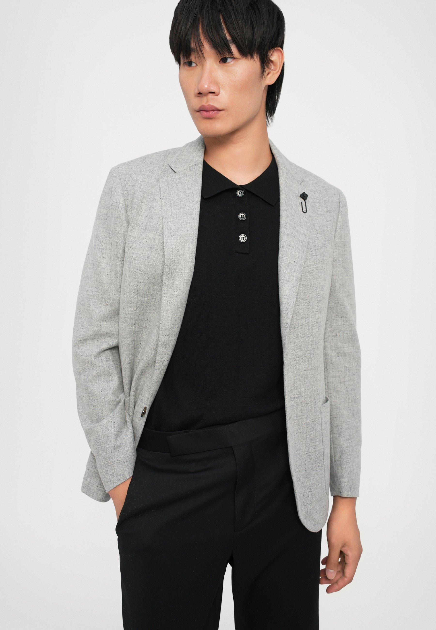 Veste blazer LARDINI MAN ICONIC DROP - grise