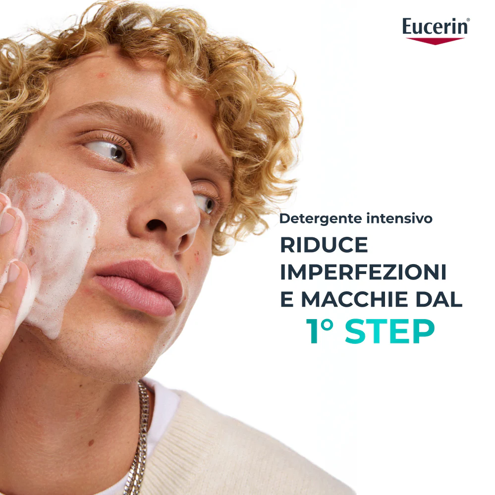 Dermopure Detergente Tripla Azione - Gel detergente viso, Gel viso antimperfezioni, Gel viso antimacchie