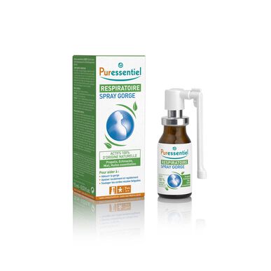 Puressentiel Respiratoire -suihke Kurkkusuihke Hengitysteiden hoitoon 15 ml 15 ml