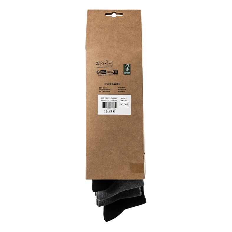 Mehrfarbige Herrensocken und Strumpfhosen