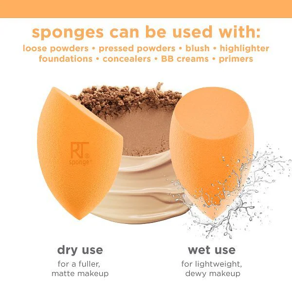 Real Techniques Kit com 2 Esponjas Miracle Complexion