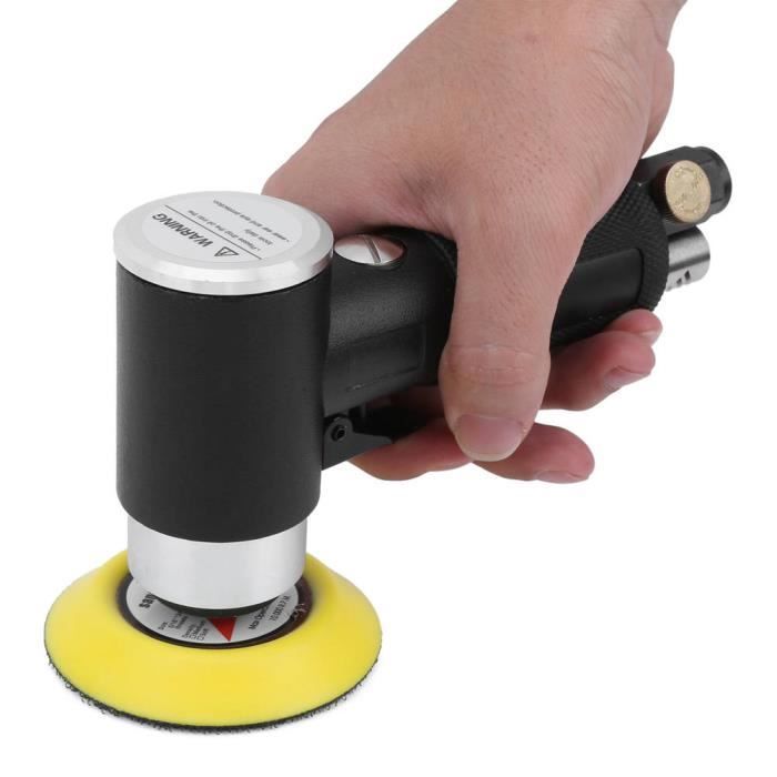 YOSOO 48-Piece Pneumatic Air Sander Set, Black Pneumatic Eccentric Car Polishing and Waxing Sander