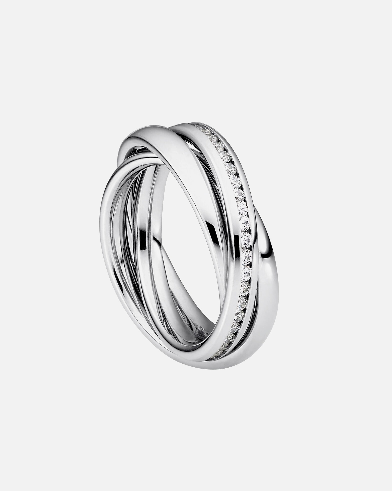 Heideman Bague Trini couleur argentée polie