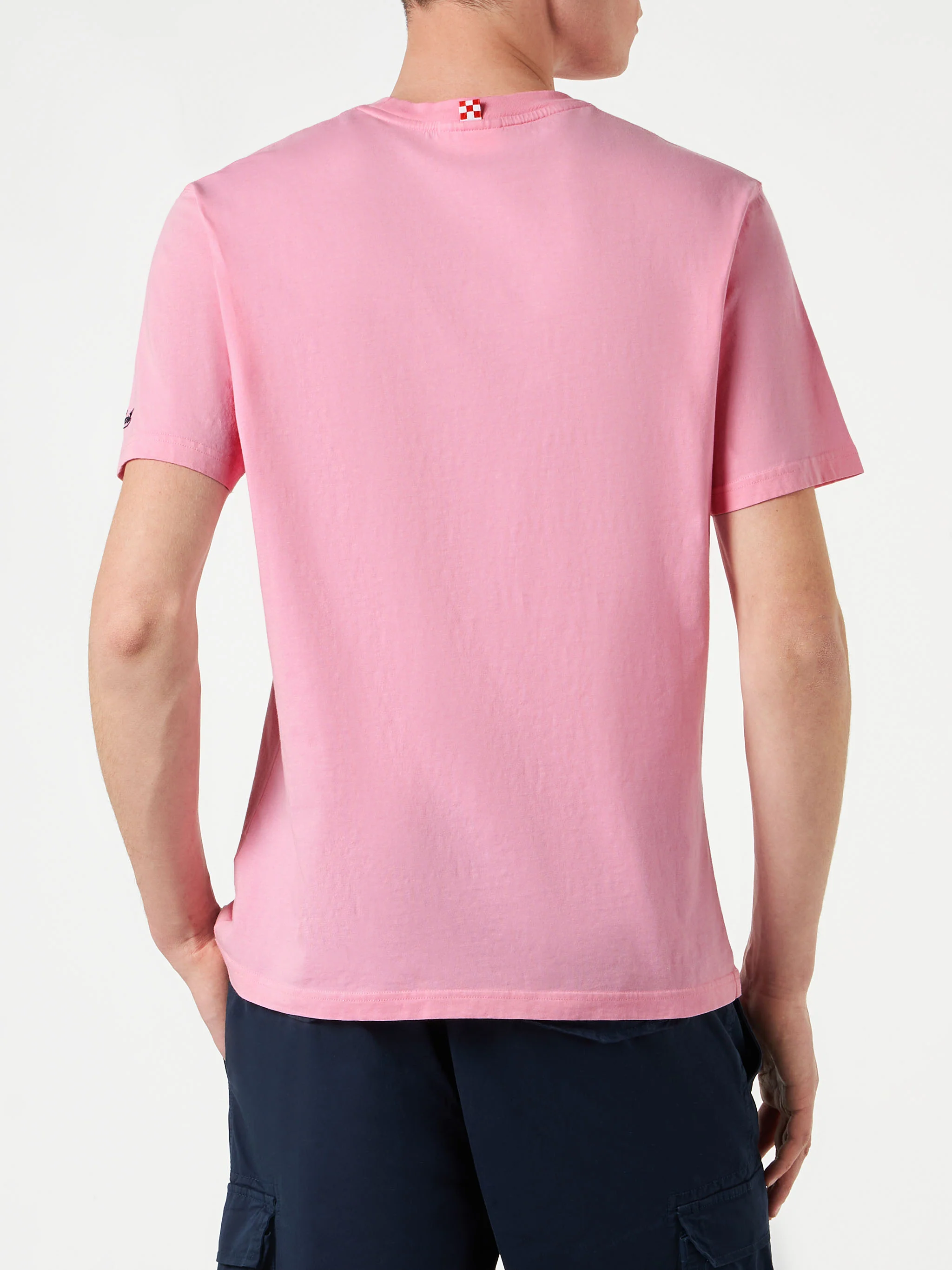 Heren katoenen T-shirt met St. Barth Mojito-print