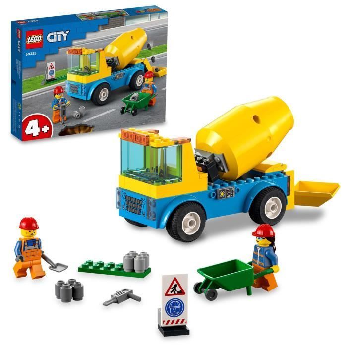 LEGO City Cement Mixer Truck - Construction vehicle for children aged 4 and up