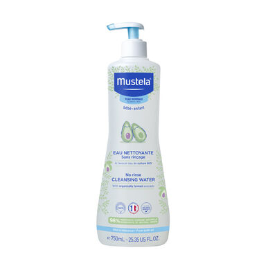 Mustela Huuhteluton puhdistusvesi 750 ml 750 ml