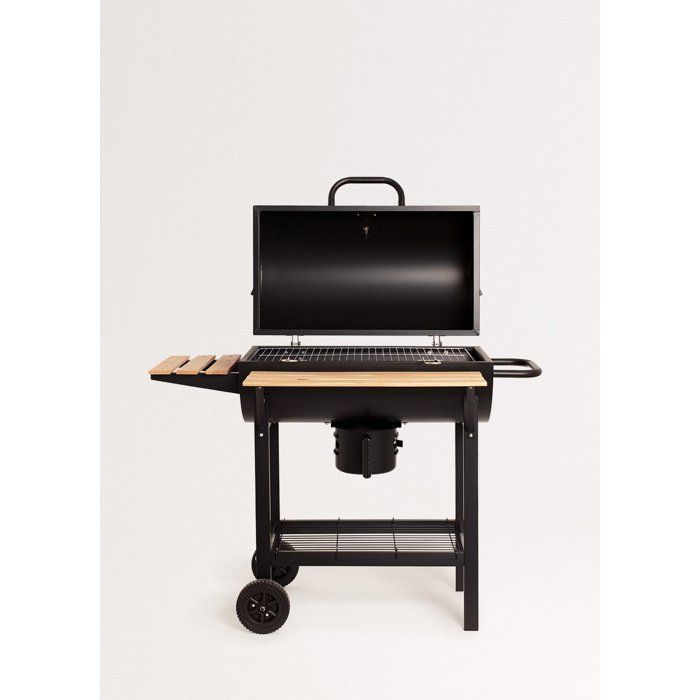 BBQ SMOKEY EASY - Barbacoa ahumadora de carbón sobre ruedas
