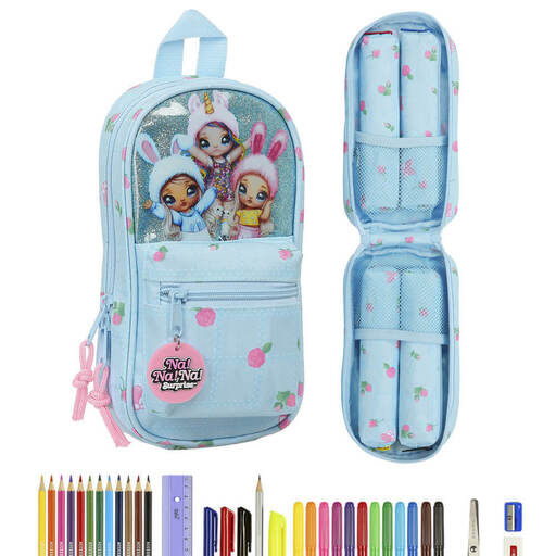  Trousse de toilette Safta avec 4 étuis et accessoires, par Nanana, 120 x 50 x 230 mm