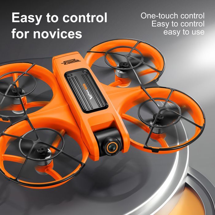 Ny S156 RC Drönare 2.4G 5G WIFI Professionell 8K Flygfotografering Fjärrstyrd Flygplan HD Dubbelkamera Quadcopter Orange