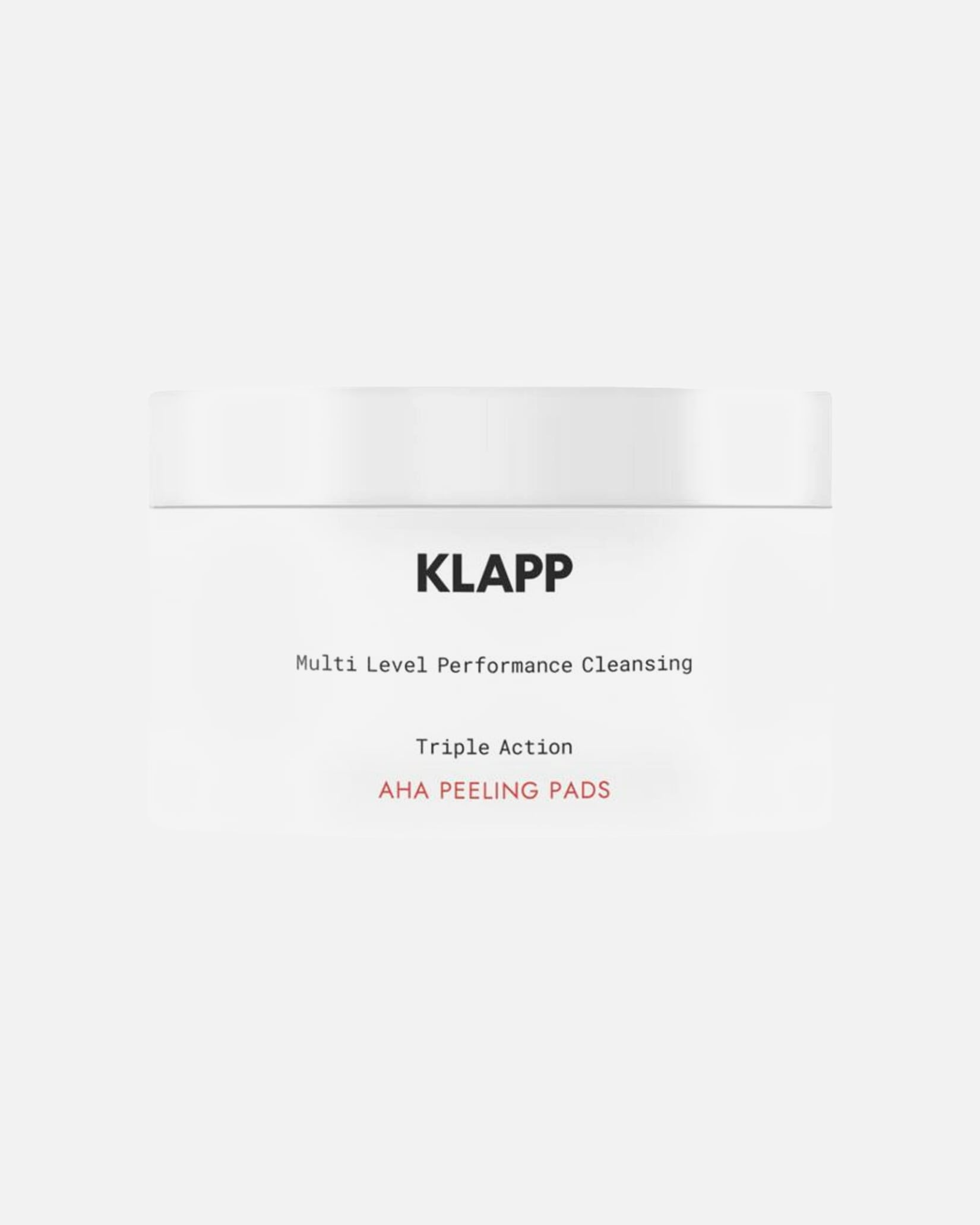 Exfoliante facial Klapp Multi Level Performance Cleansing AHA Peeling Pads - 40 unidades