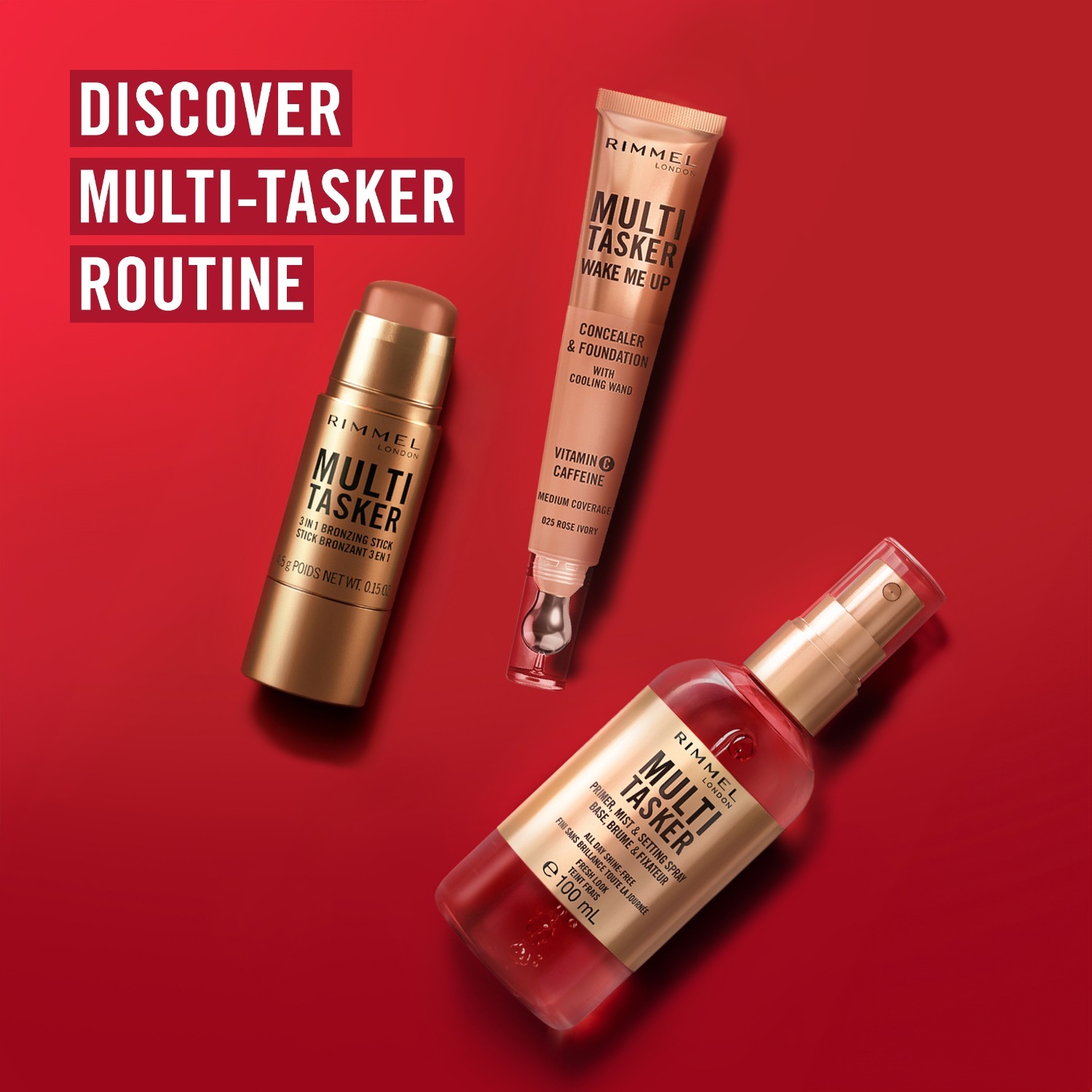 „Rimmel London Highlighter Multi Tasker 3 in 1“ bronzinis pieštukas – 4,5 g