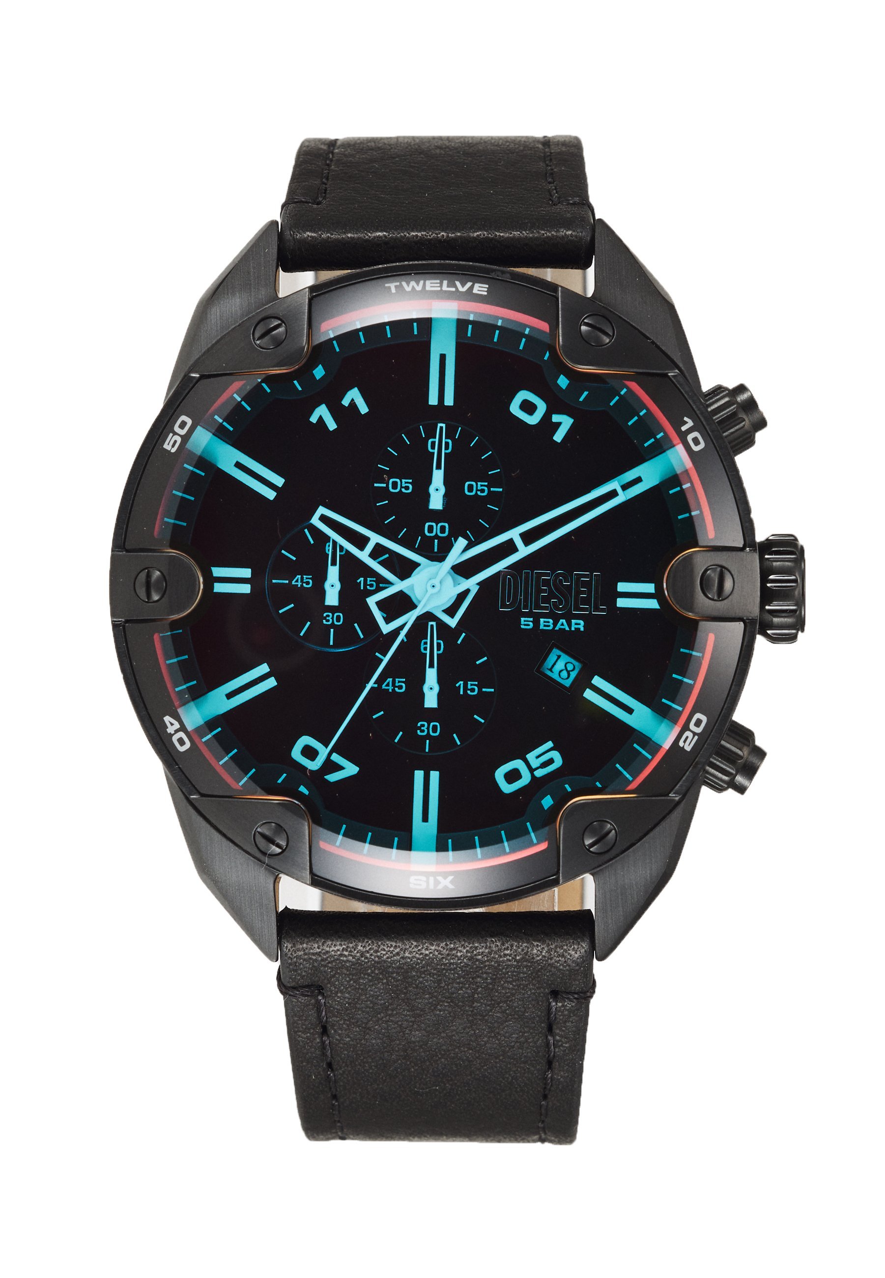 Diesel SPIKED - Montre chronographe - noire
