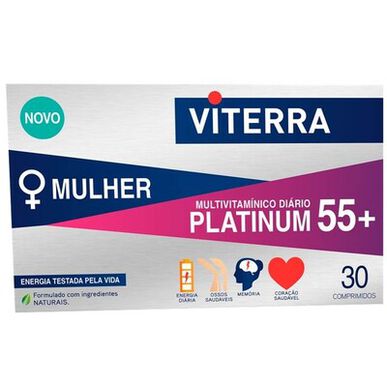Viterra Platinum 55 daglig multivitamin for kvinner, 30 tabletter.
