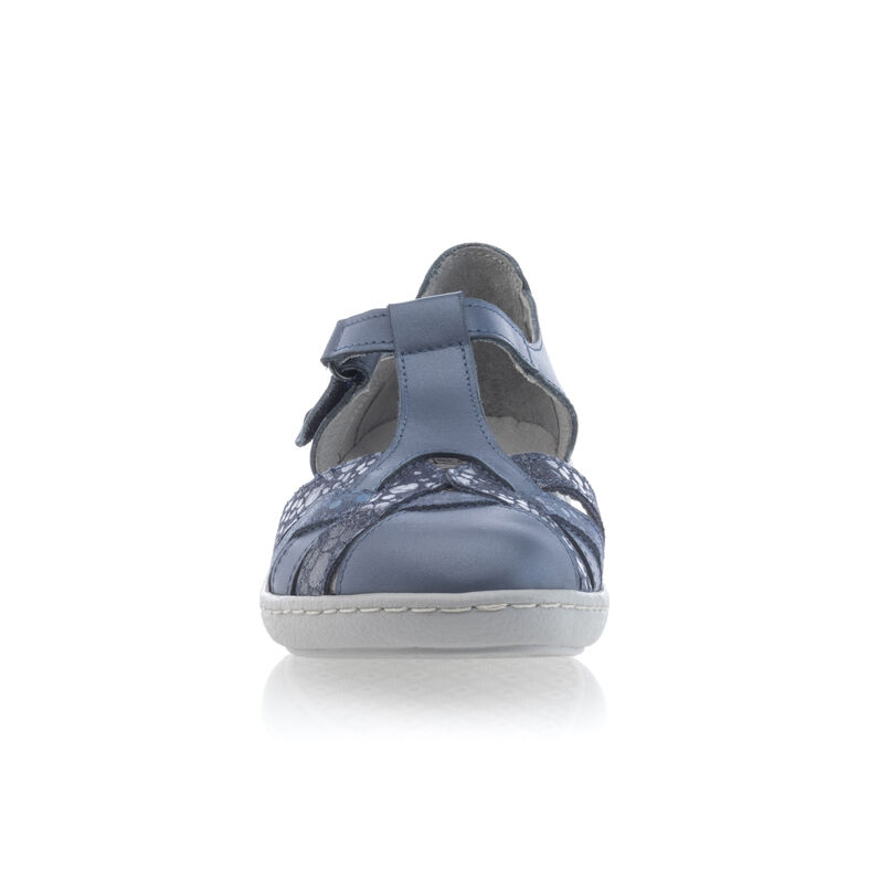 Zapatos cómodos para mujer, color azul.