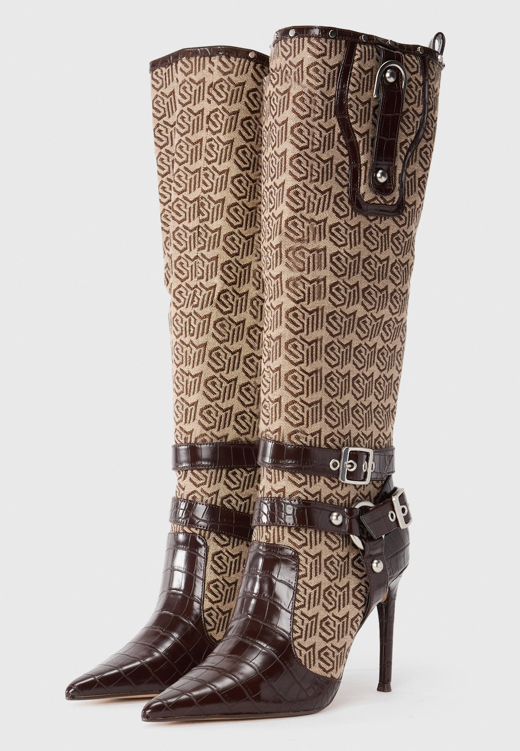 Bottes à talons hauts Steve Madden REDEEMER - marron