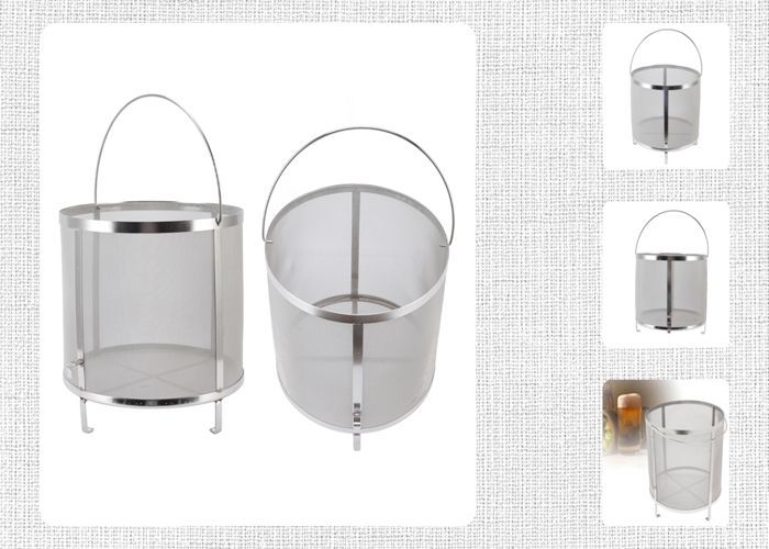 Filtre à Houblon avec Support, Filtre à Houblon de Bière en Acier Inoxydable pour Bière Maison
