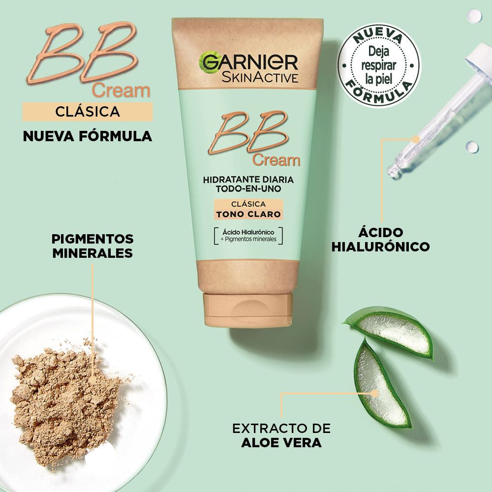 Klasikinis BB kremas su vitaminu C, drėkinamuoju atspalviu ir SPF 15. Veido drėkikliai