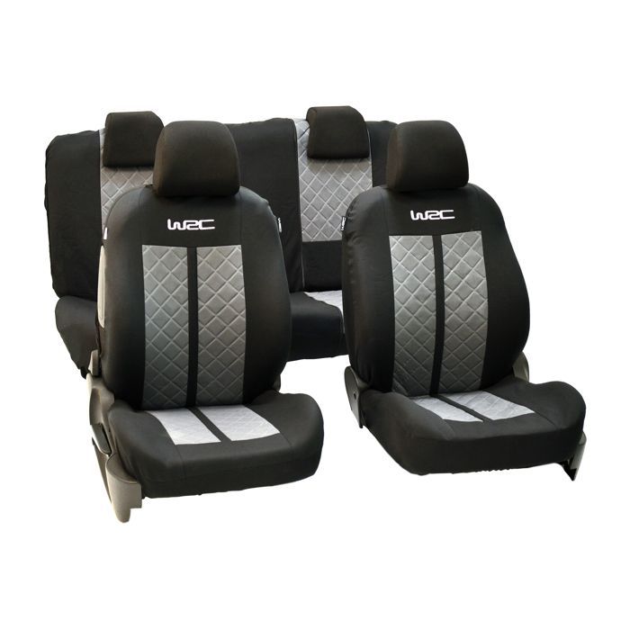 WRC set of front and rear seat covers 2/3-1/3 Racing - car seat cover