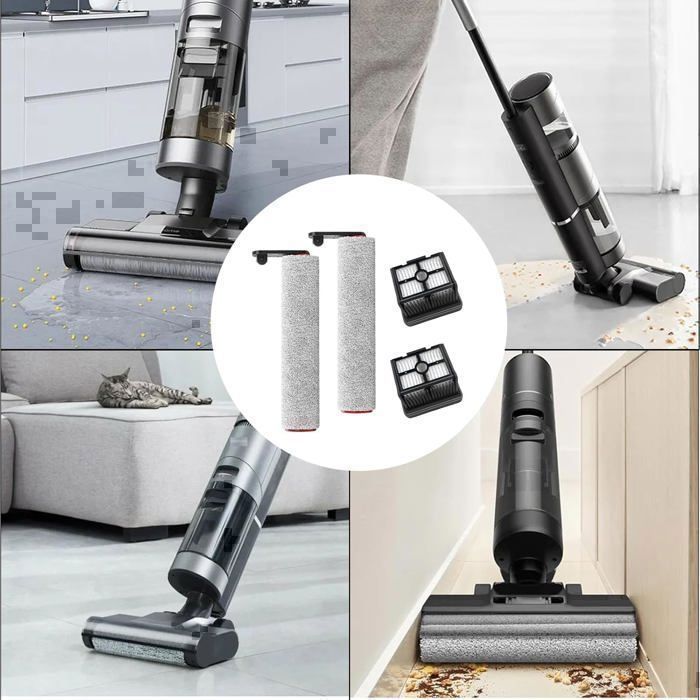 Brosse à Rouleau + Filtre Accessoires pour aspirateur Sec et Humide pour Dreame H12 Pro / H12 Dual, pièces de Rechange