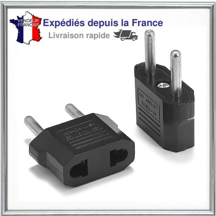 Adaptador de viaje de EE. UU./China a UE/Francia/Europa para EE. UU.