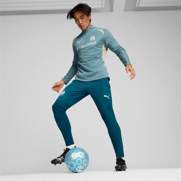 Trainingshose – Puma – OM 2024/25 – Grün – Unisex – Atmungsaktiv