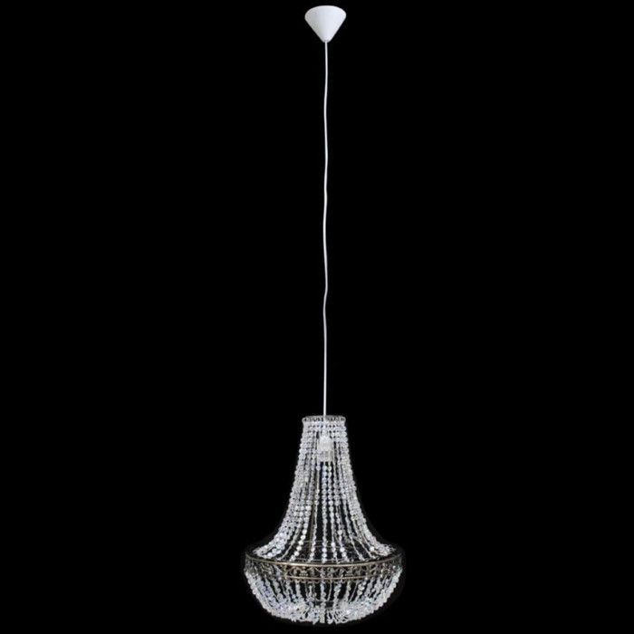 vidaXL Lustre suspendu Crystal 36,5 x 46 cm