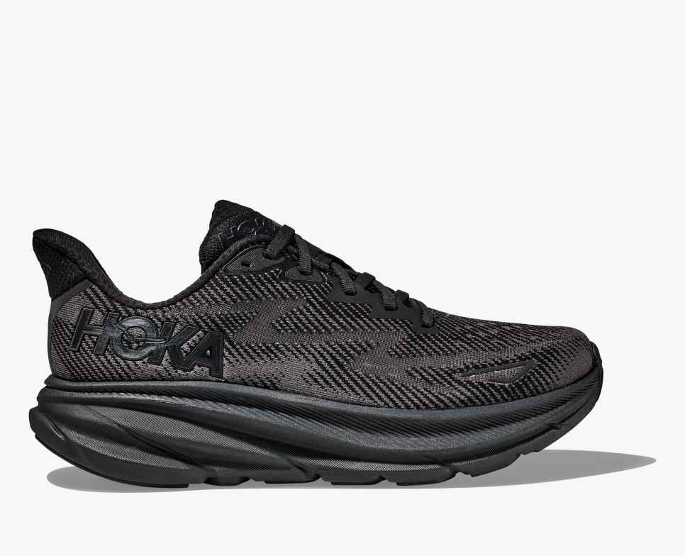 HOKA Clifton 9 Negru/Negru