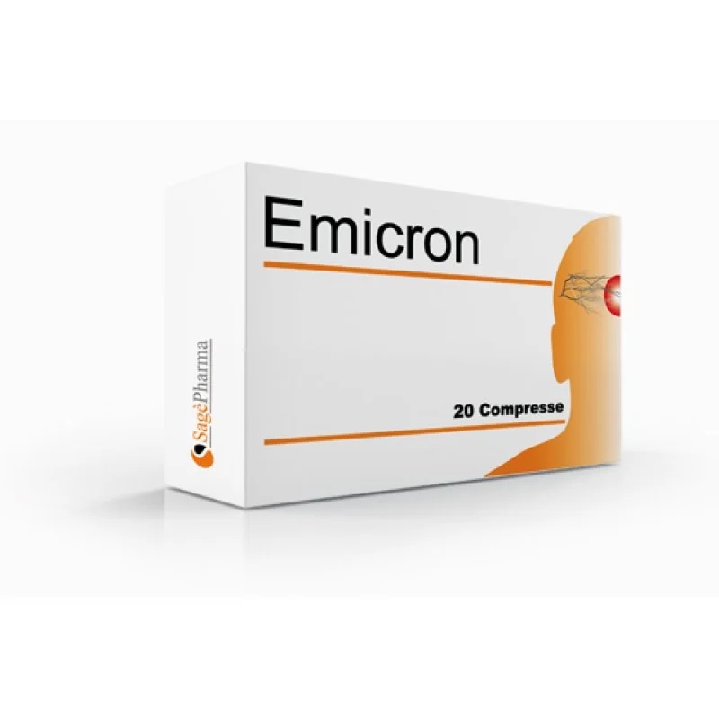 Emicron Migräne Nahrungsergänzungsmittel 20 Tabletten