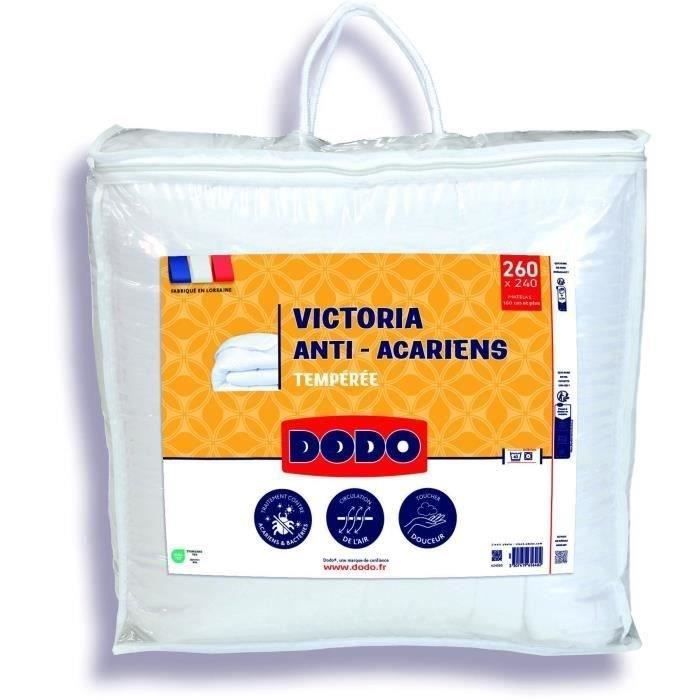 Edredón antiácaros DODO Victoria de 300 g/m², 240 x 260 cm, blanco