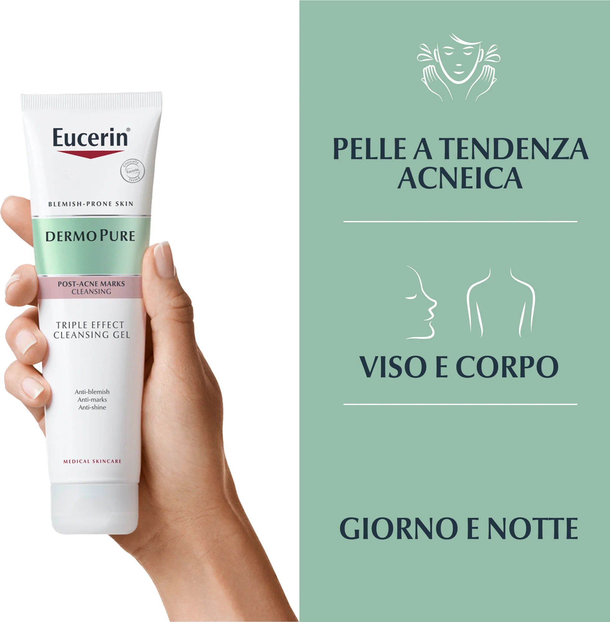 DermoPurifyer Oil Control Dermopurifyer Gel Detergente Tripla Azione - Gel detergente viso
