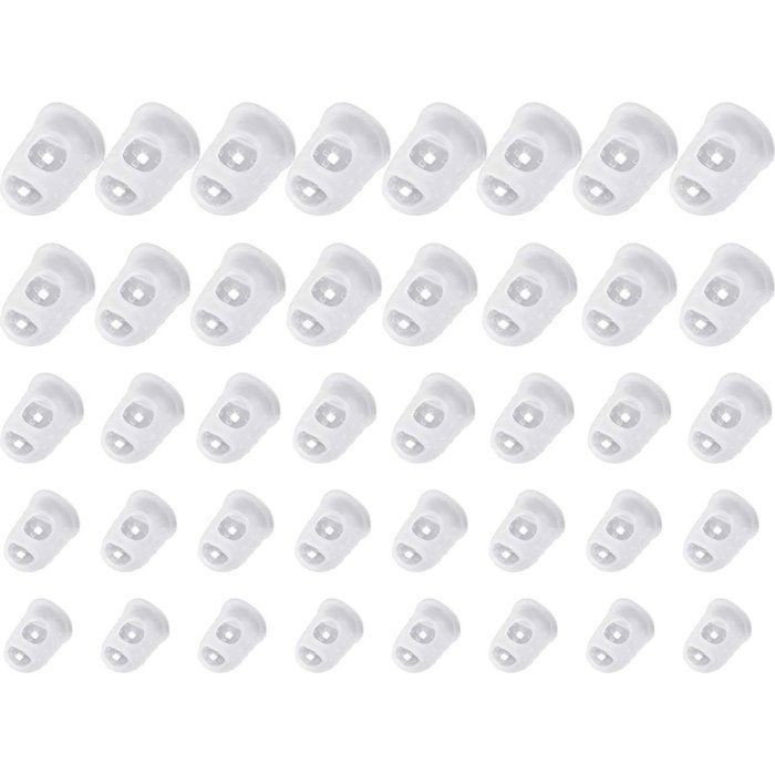 Protège-doigts de guitare - 40 pièces de protège-doigts en silicone pour guitare, ukulélé, basse, couture et broderie (5 tailles