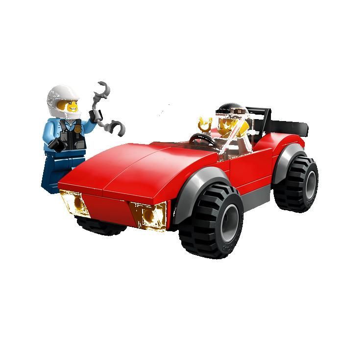 LEGO city 60392 La course-poursuite de la moto de police Cadeaux Jouets Objets de collection 5+