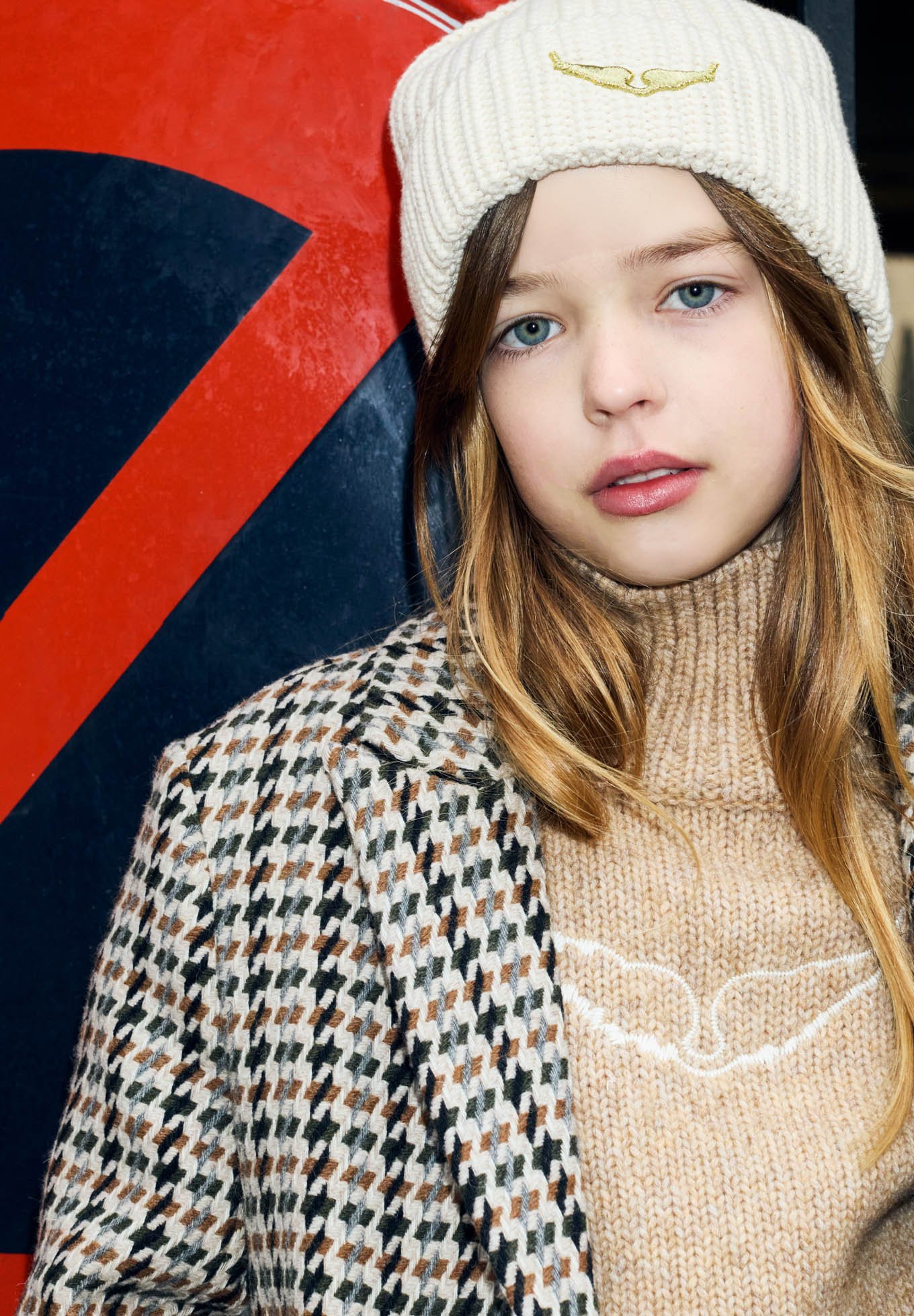 Zadig & Voltaire POLO NECK - Gilet - chinabraun