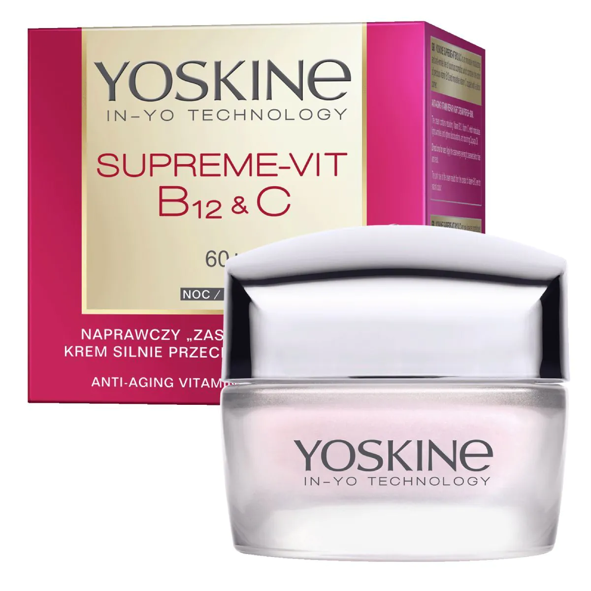 Yoskine Supreme B12 & C Krem na noc 60+
