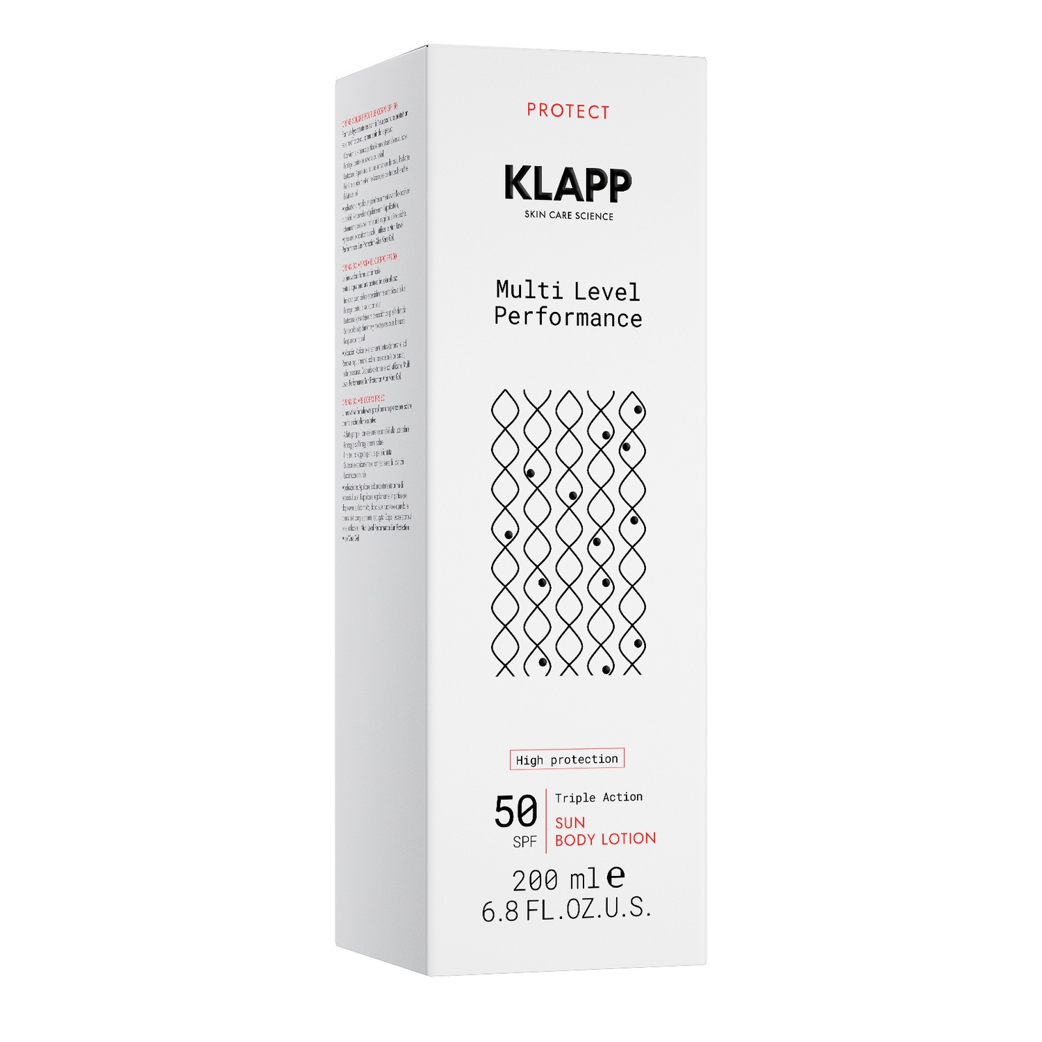 Protector solar multinivel de triple acción Klapp SPF 50 - 200 ml