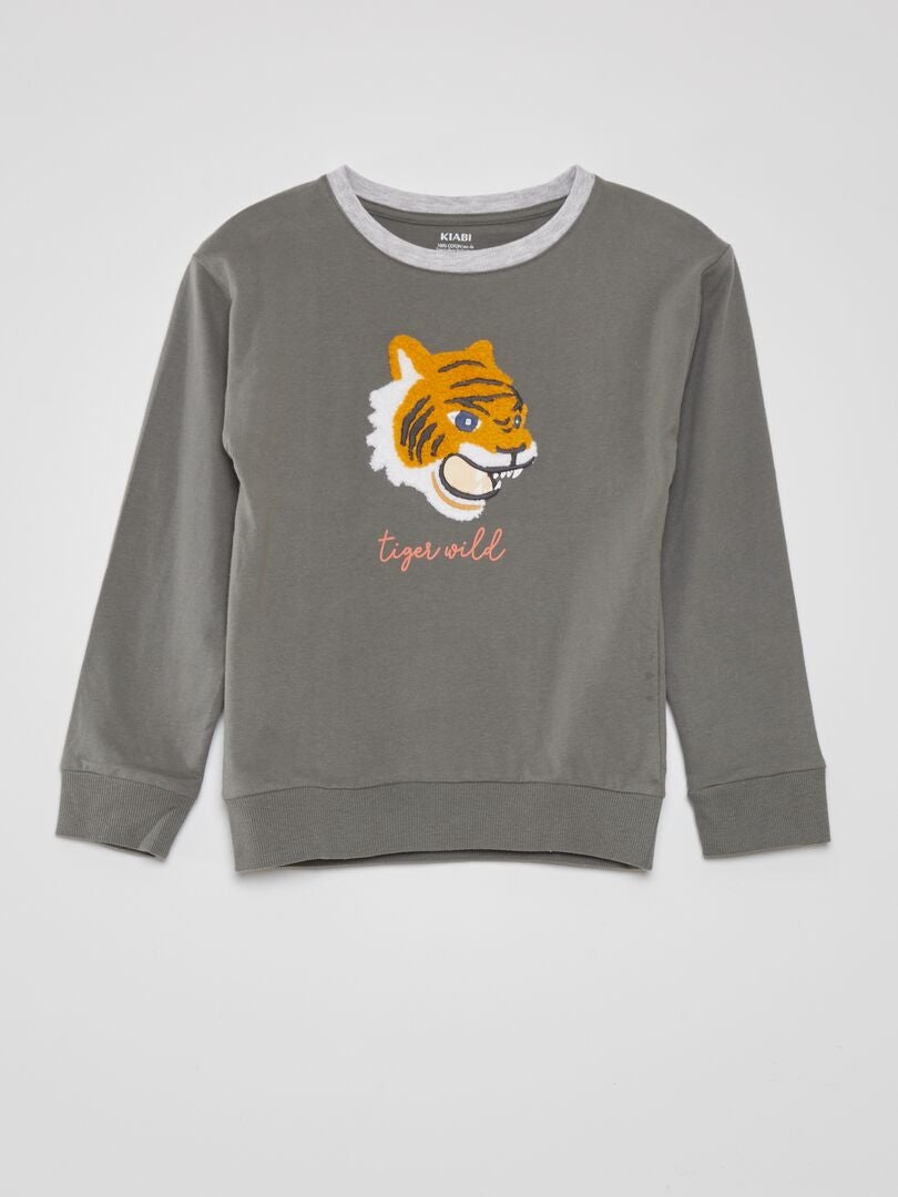 Conjunto de pijama - 2 piezas - GRIS