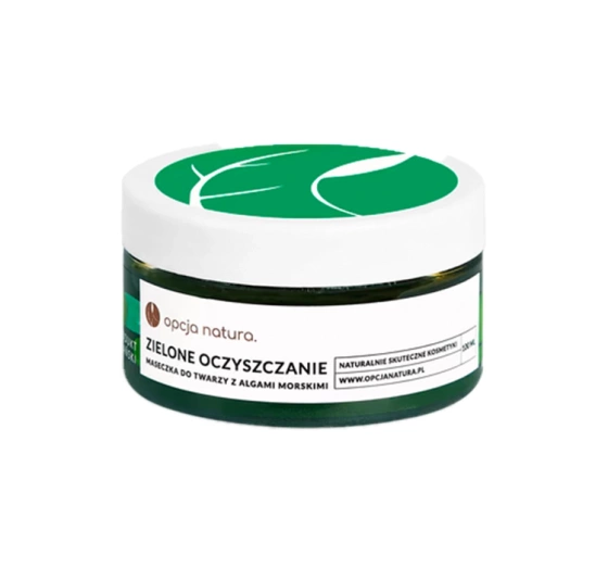 Opcja Natura Zielone Oczyszczenie maseczka do twarzy z algami morskimi 200 ml