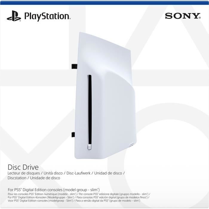 Apenas leitor de disco para o console PS5 Slim Digital Edition.