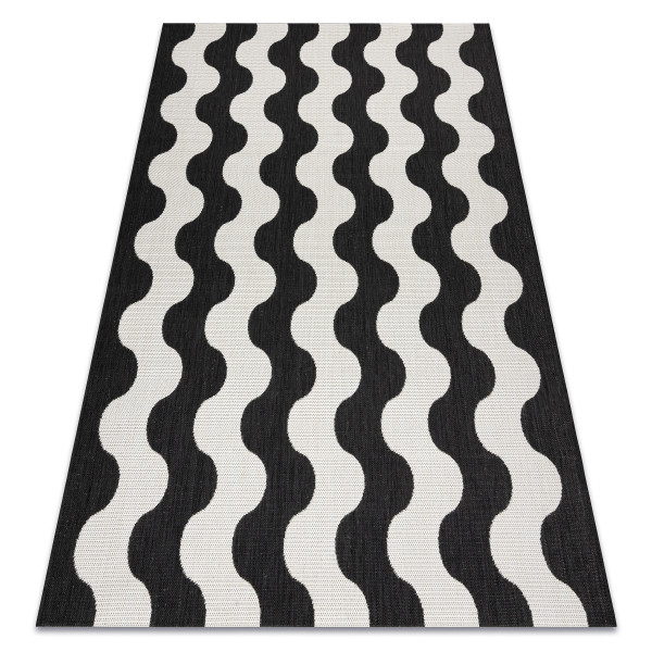 Dywan SZNURKOWY SIZAL FLAT 49377690 Fale krem 80x150 cm